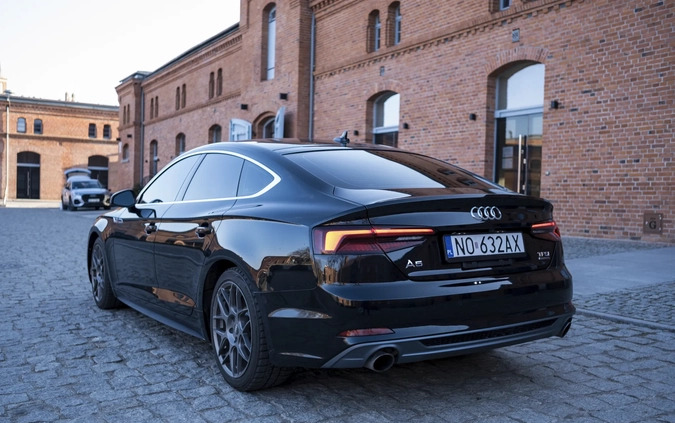 Audi A5 cena 133000 przebieg: 53446, rok produkcji 2018 z Olsztyn małe 781